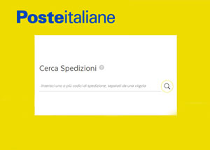 cerca spedizione poste italiane