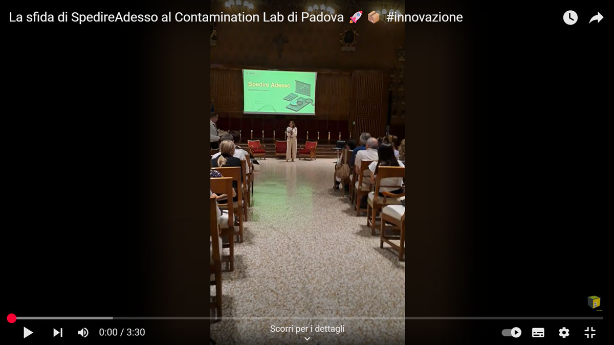 Presentazione sfida SpedireAdesso al Contamination Lab 2025 Unipd Presentazione sfida del team di studenti per SpedireAdesso al Contamination Lab 2025 Unipd