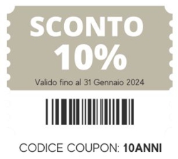 codice coupon spedireadesso 10anni