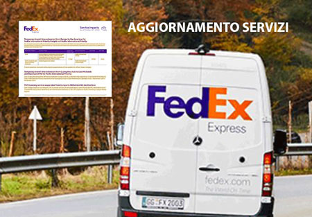 Fedex e TNT aggiornamento servizi 2022