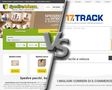 Quali sono le differenze tra il Sito SpedireAdesso.com e 17track.net?