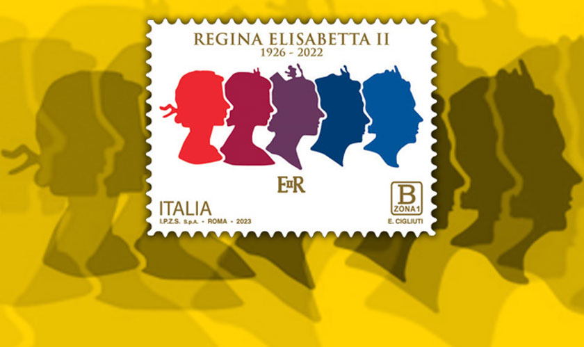 francobollo Regina Elisabetta II