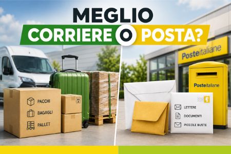 meglio corriere o posta? dipende