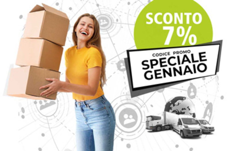 coupon speciale gennaio sconto spedizioni