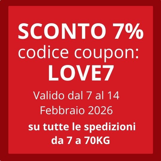 coupon LOVE7 SPEDIREADESSO