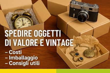spedire oggetti di valore e vintage