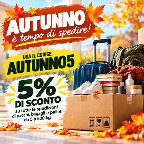 codice sconto spedizioni