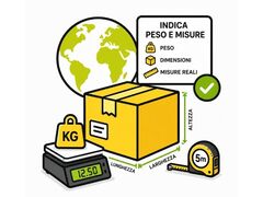 Icona indica peso e misure