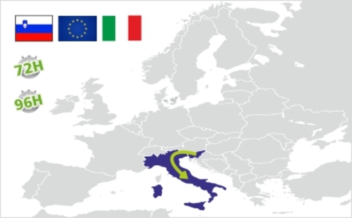 spedizione dalla slovenia all italia