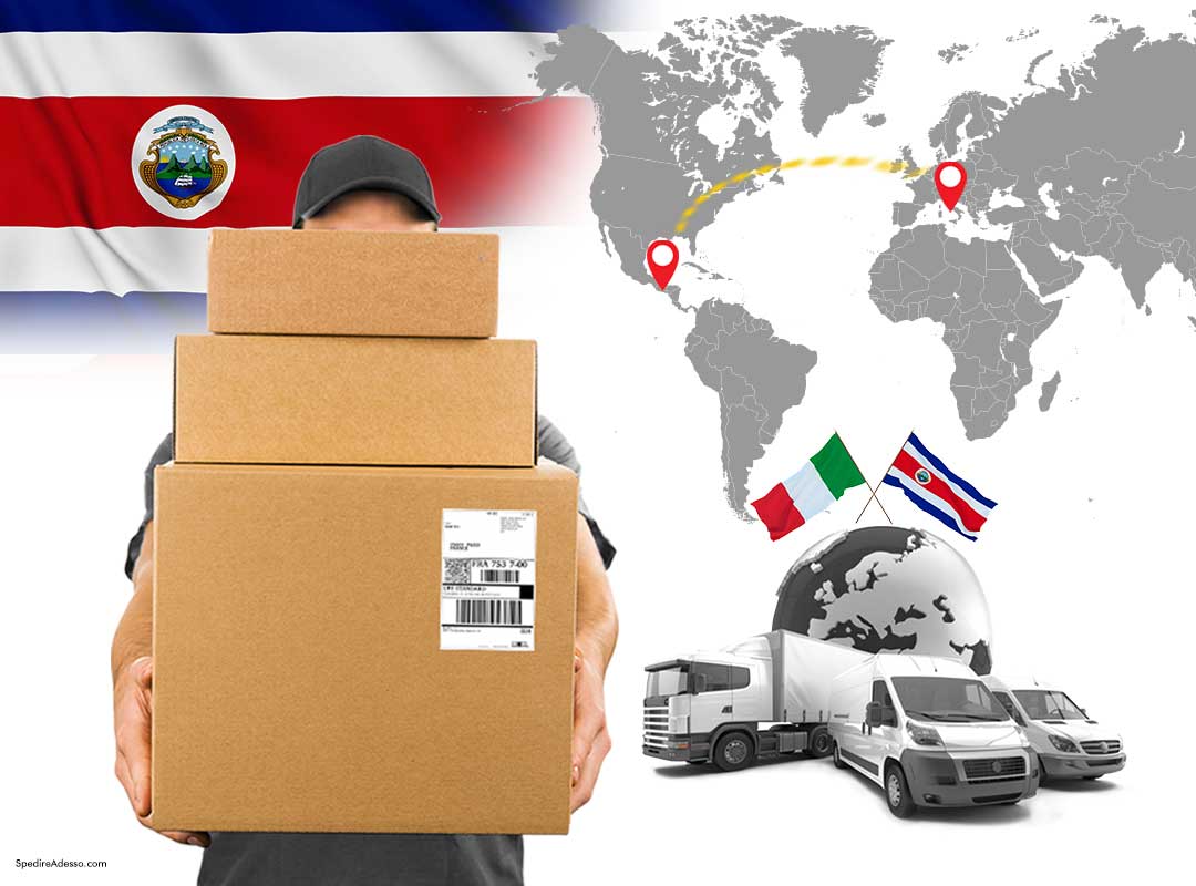 Spedire in Costa Rica tramite corrieri espressi, prenota online