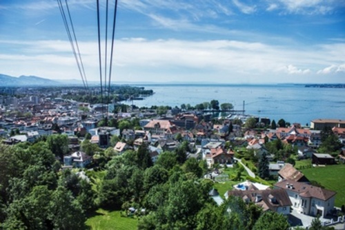 Bregenz panorama città