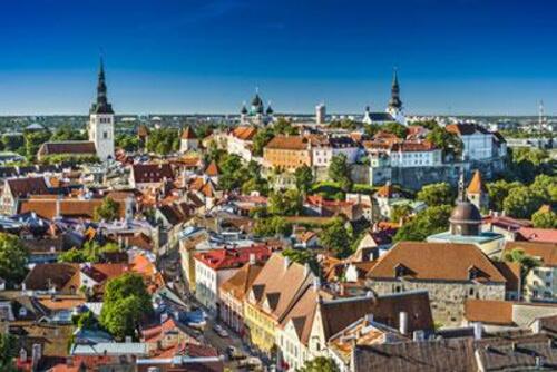 Skyline Tallin in Estonia