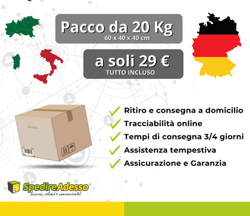 Spedire in Germania pacchi, bagagli e pallet