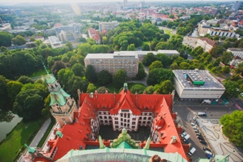 Hannover panorama città