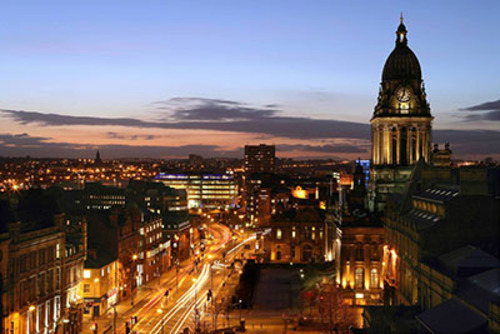 leeds panorama città