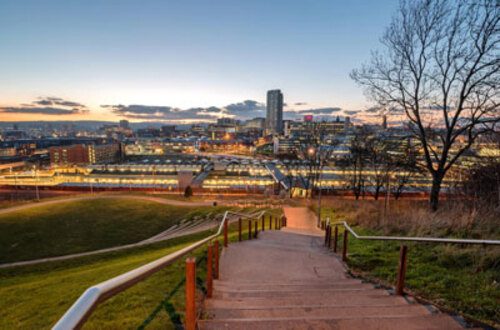 sheffield panorama città