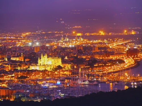 Palma di Maiorca panorama città