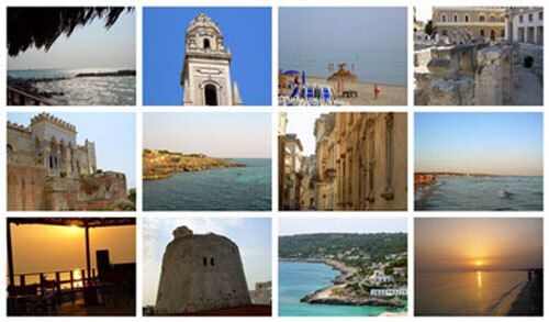 puglia collage paesaggio