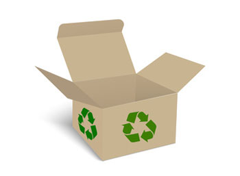 riciclare scatole di cartone