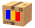 pacco con bandiera Romania
