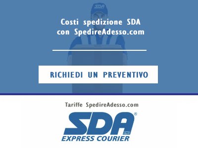 sda costi spedizioni