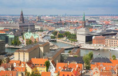 skyline Copenaghen in Danimarca